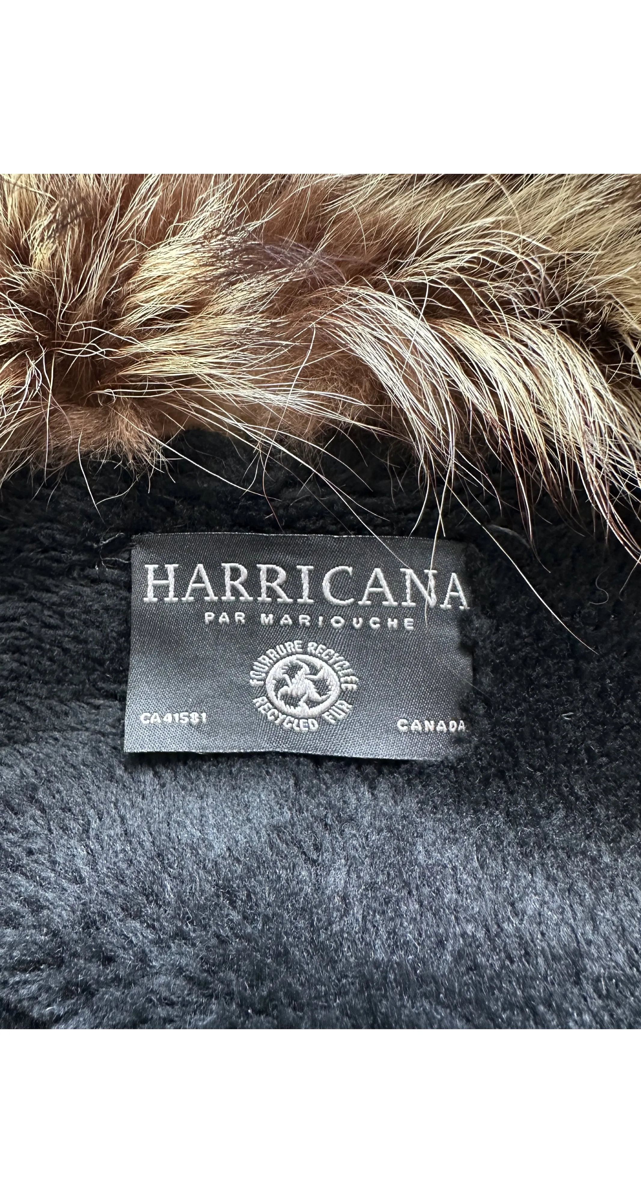 1970s Turnlock Black Leather Fur Trim A-Line Coat