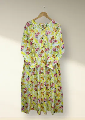 1Pc Printed Lawn Long Tunic PRINT-R24-0018
