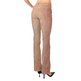 2000s Paisley Corduroy Trousers (XS)