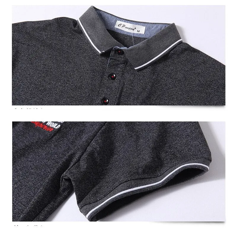 5XL Purple Polo - Badge Business Office Shirt