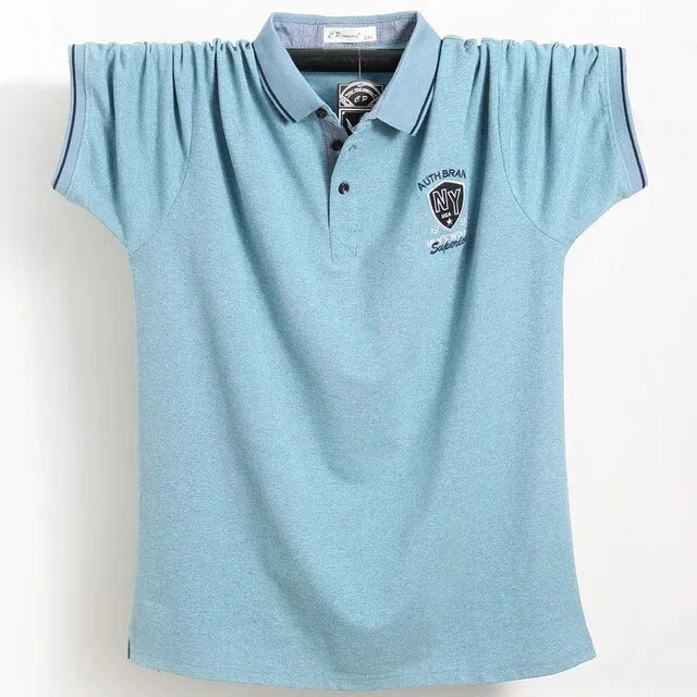 5XL Purple Polo - Badge Business Office Shirt