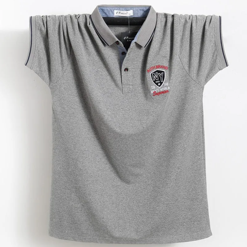 5XL Purple Polo - Badge Business Office Shirt