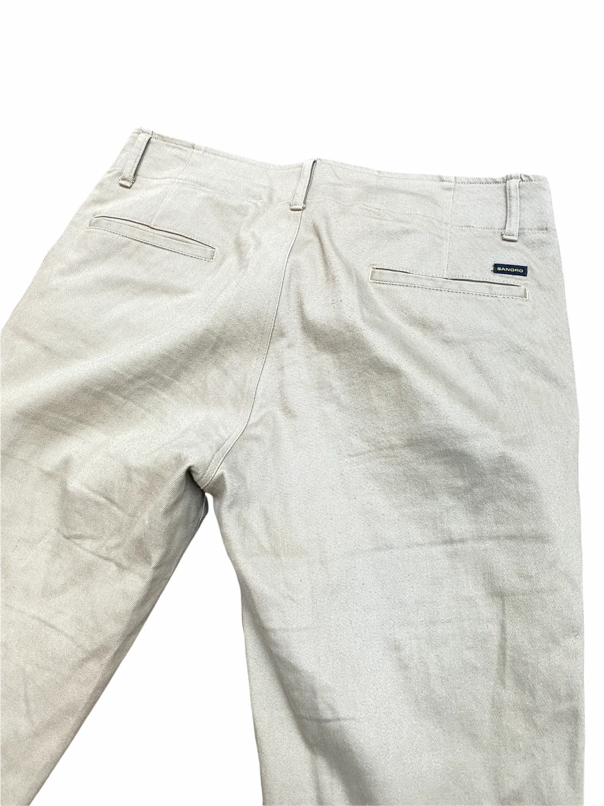 Beige Cotton Chino Pants  Size US 34