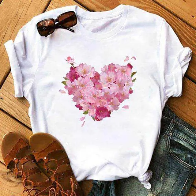 Bicycle Vogue T Shirt Women Summer Casual T Shirts