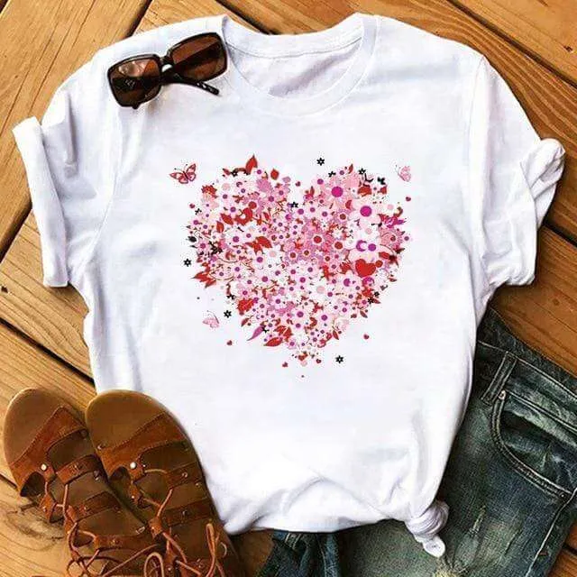 Bicycle Vogue T Shirt Women Summer Casual T Shirts