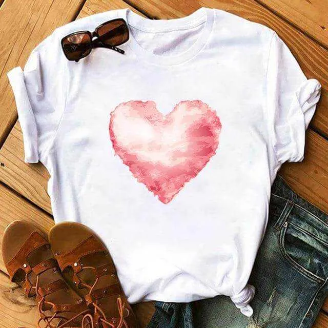 Bicycle Vogue T Shirt Women Summer Casual T Shirts