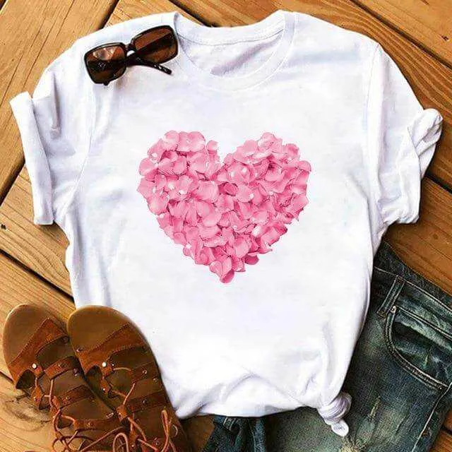 Bicycle Vogue T Shirt Women Summer Casual T Shirts