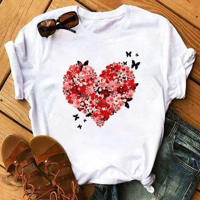 Bicycle Vogue T Shirt Women Summer Casual T Shirts