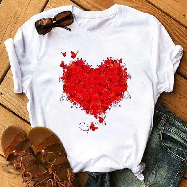 Bicycle Vogue T Shirt Women Summer Casual T Shirts