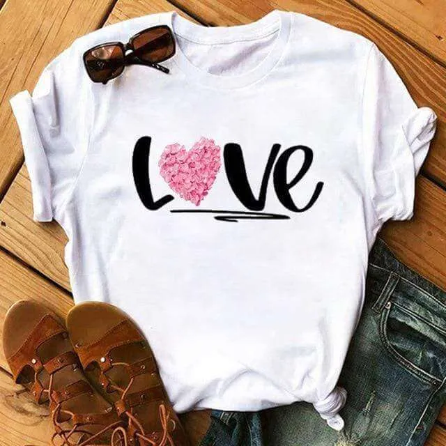 Bicycle Vogue T Shirt Women Summer Casual T Shirts