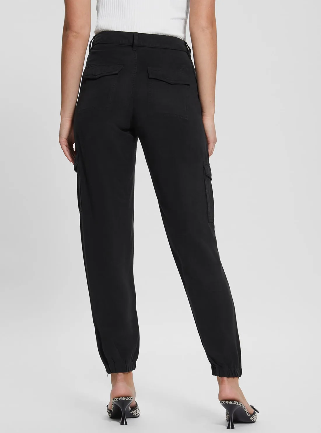 Black Bowie Cargo Chino Pants
