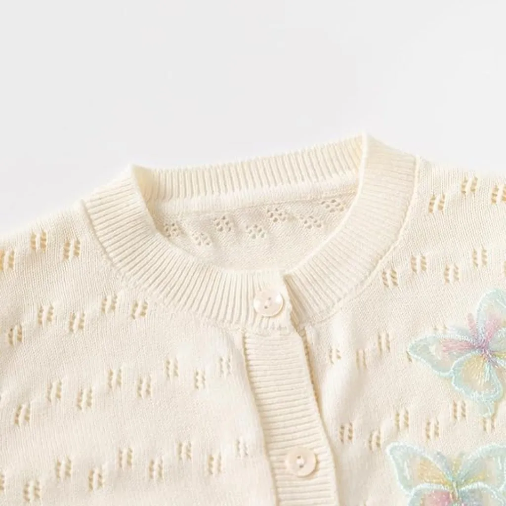 Butterfly Little Girls' Cardigan
