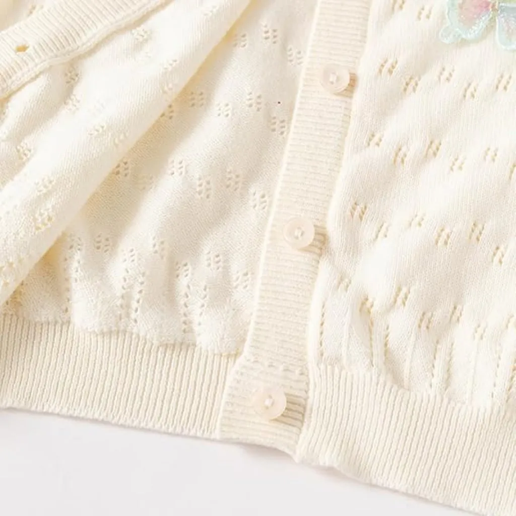 Butterfly Little Girls' Cardigan