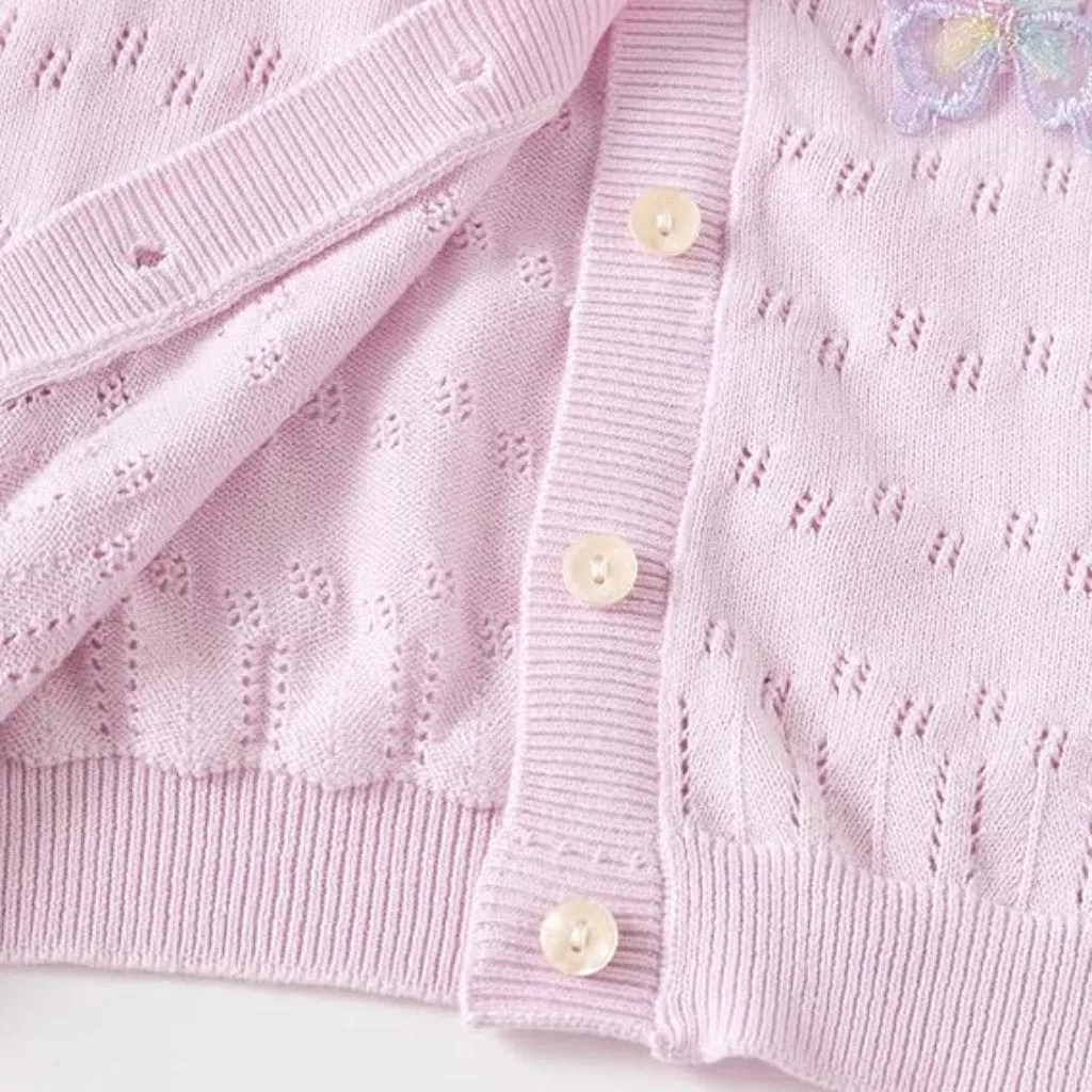 Butterfly Little Girls' Cardigan