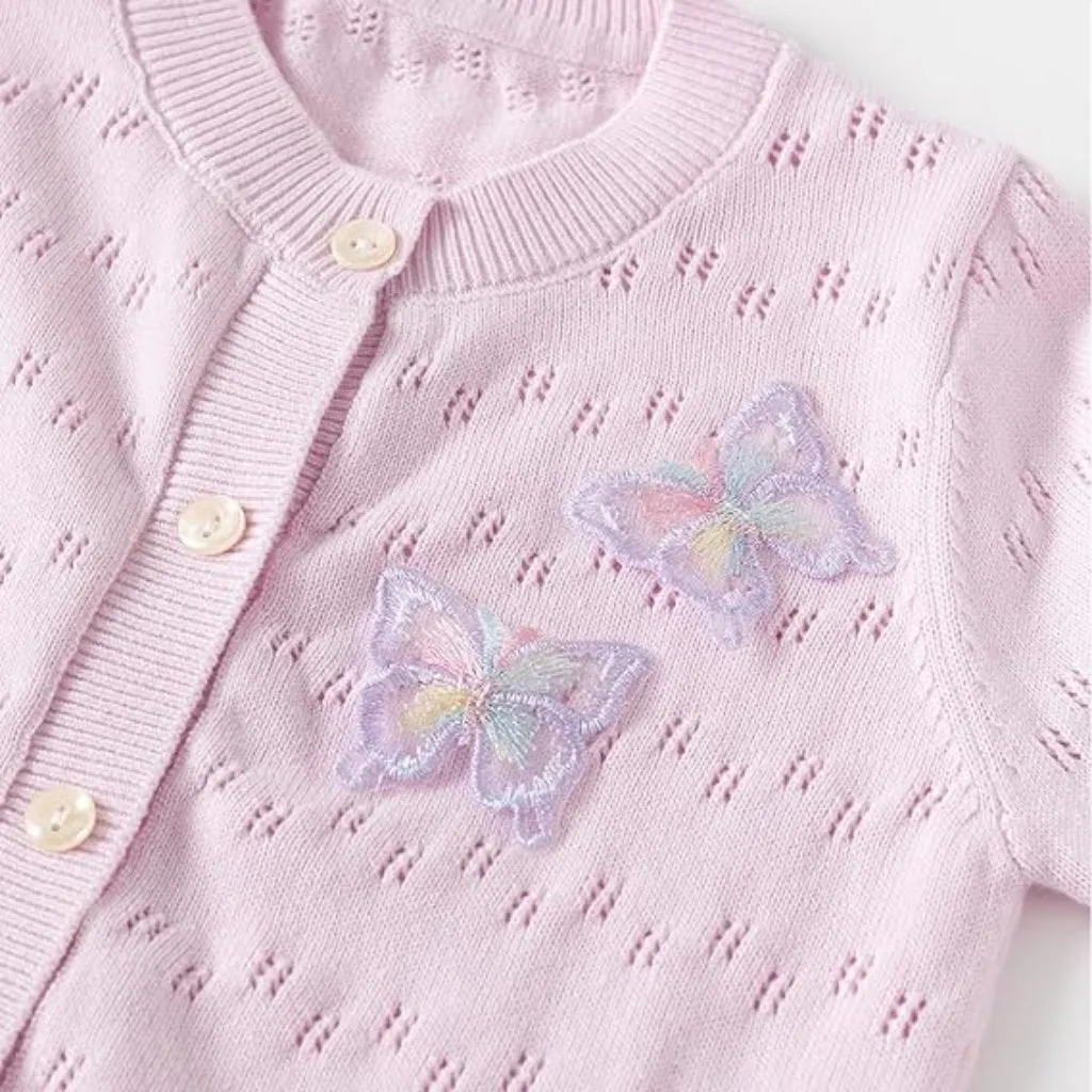 Butterfly Little Girls' Cardigan
