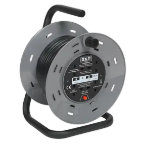 Cable Reel 15m 4 x 230V Thermal Trip