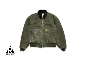 Carhartt Bomber Zip Up Jacket "Moss"