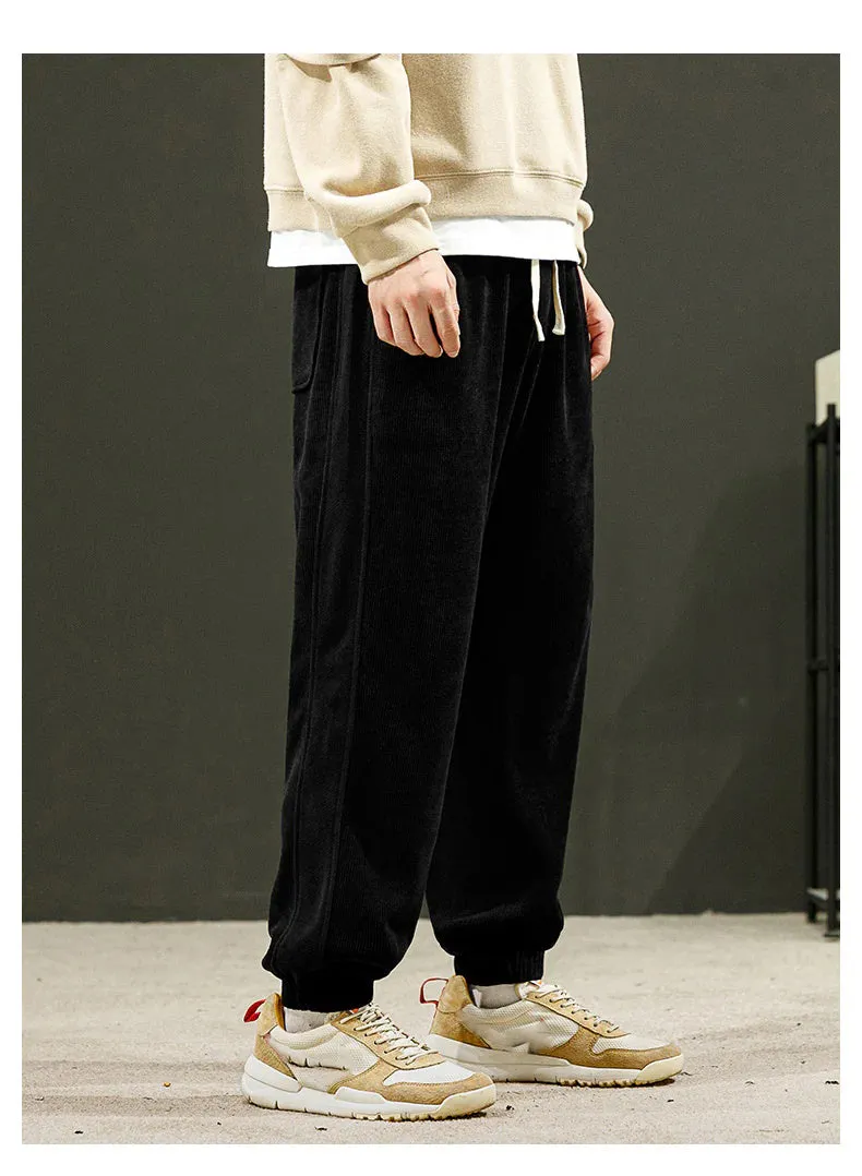 🎁Christmas sale🎅Fashion Corduroy Fabric Men's Casual Soft Pants