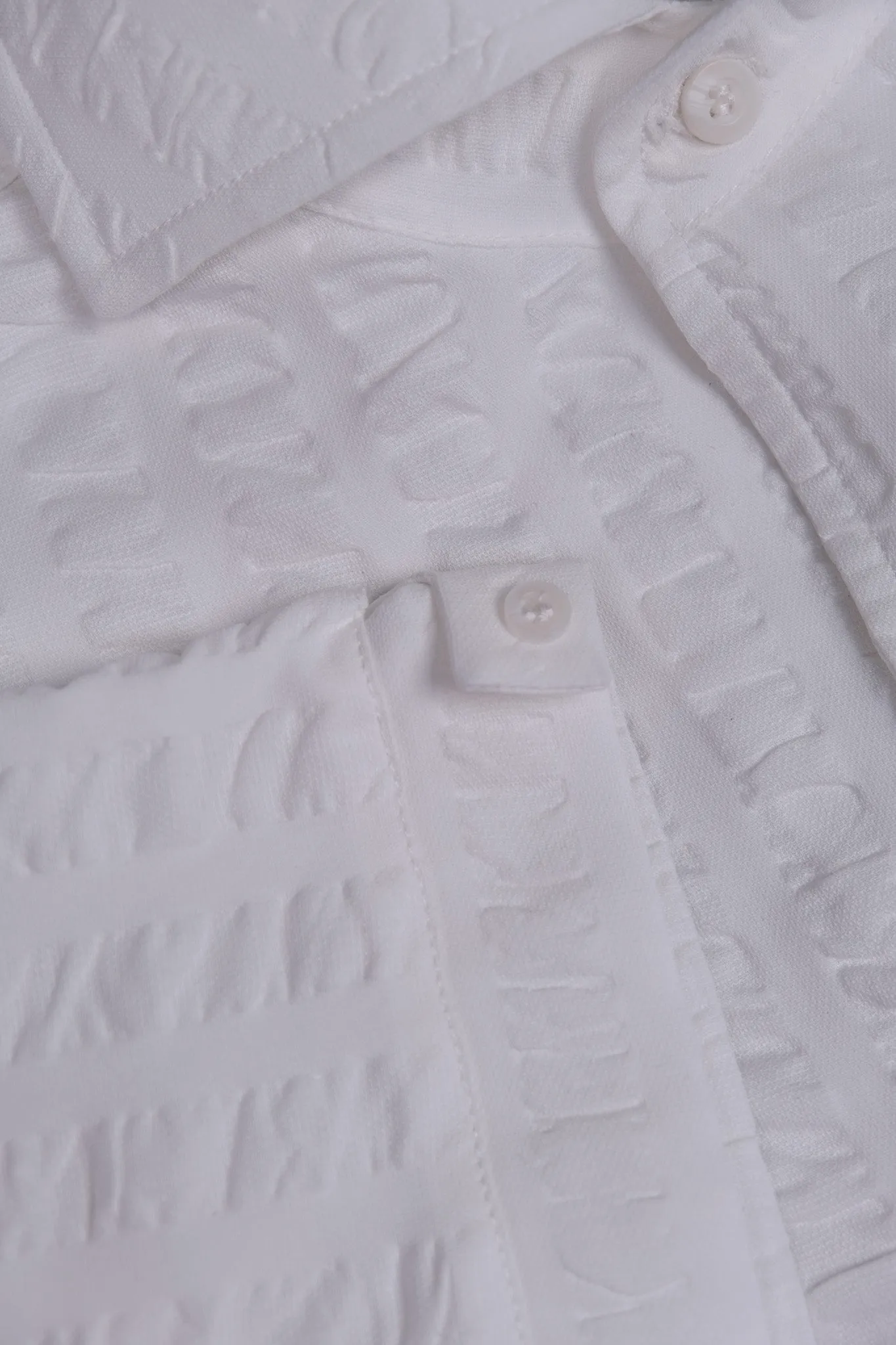 Coconut Sorbet Seersucker Short Sleeve Shirt