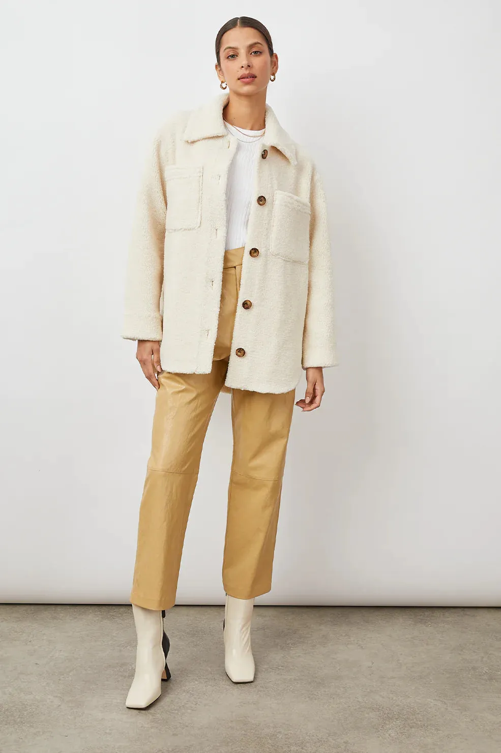 Connie Ivory Teddy Jacket