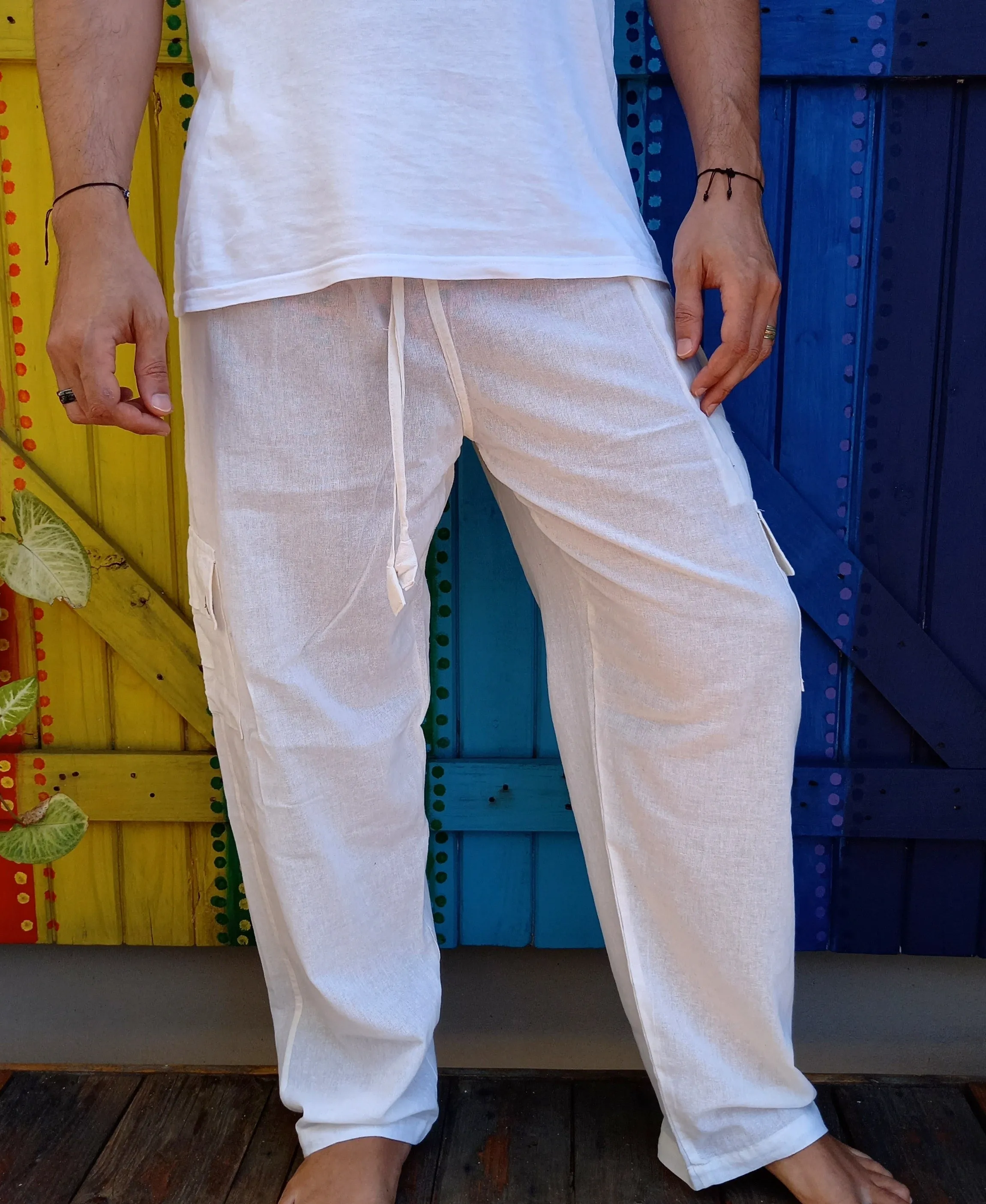 Cotton Men's Pants Khaddar Plain Long Pants