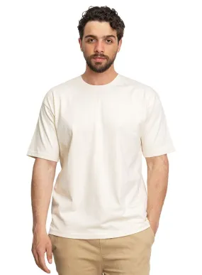 Creamy Over Size Round T-Shirt