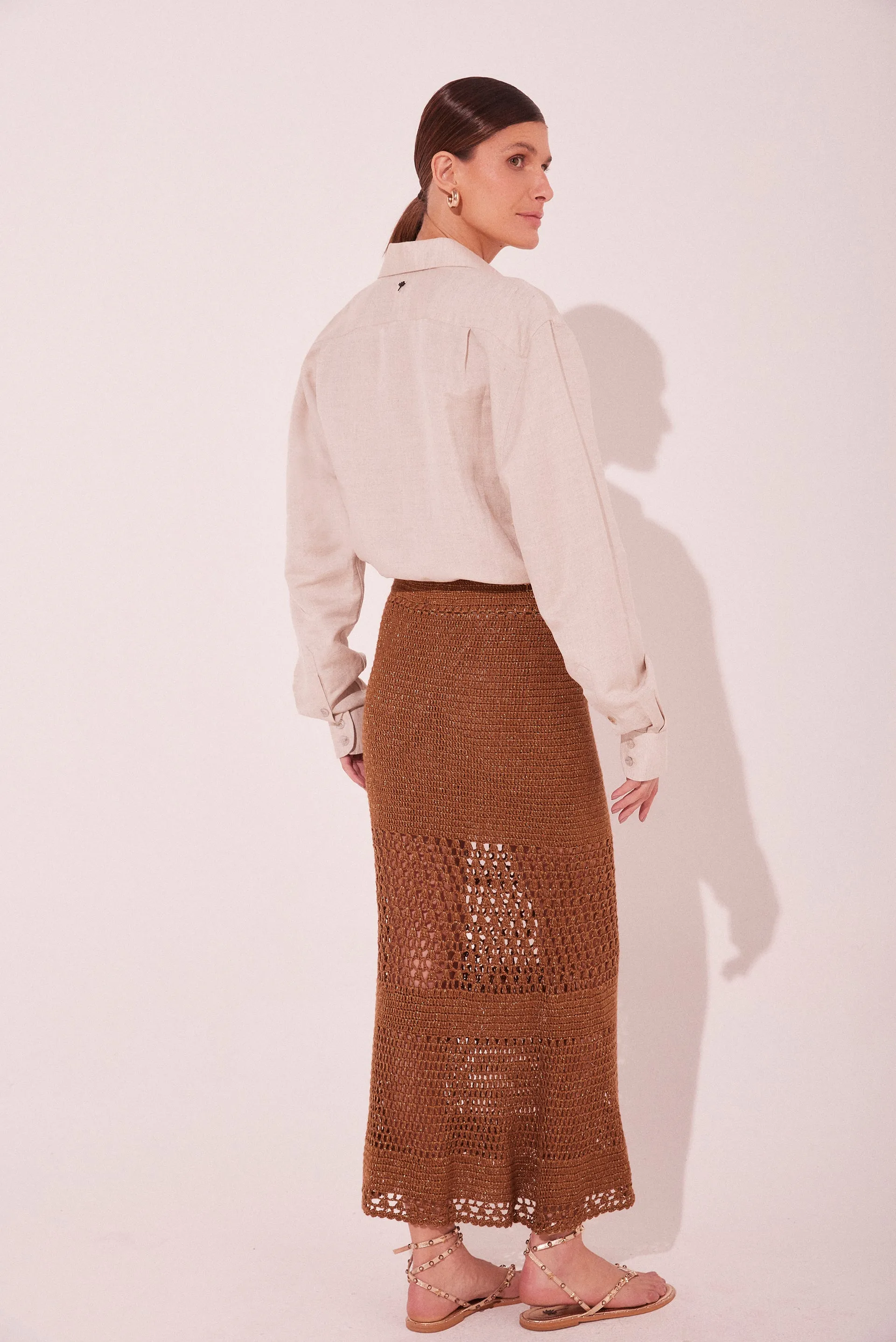 Crochet Crochet Midi Skirt E5540A2250