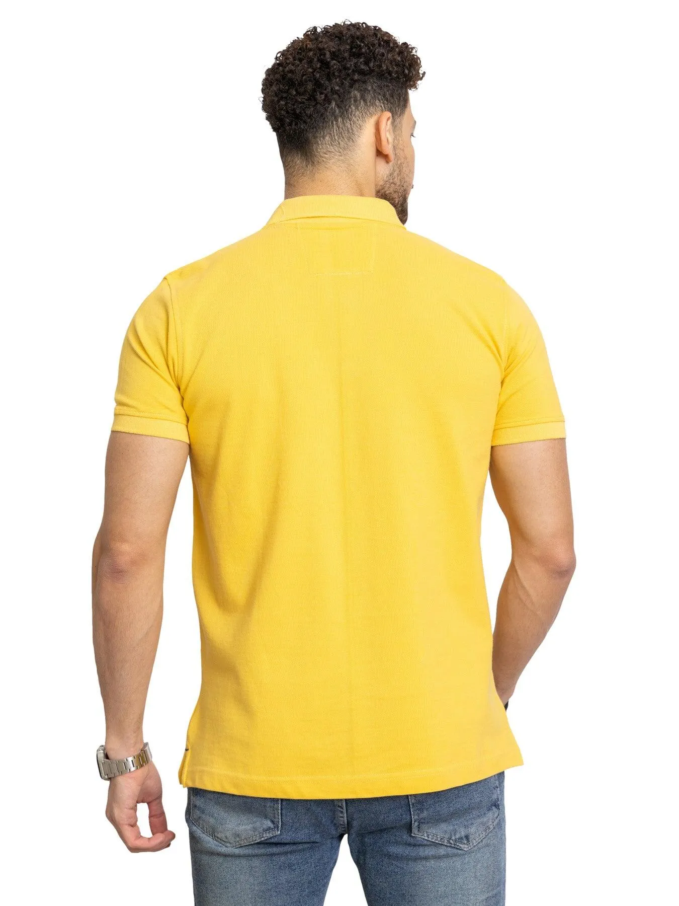Cyber Yellow Basic Polo