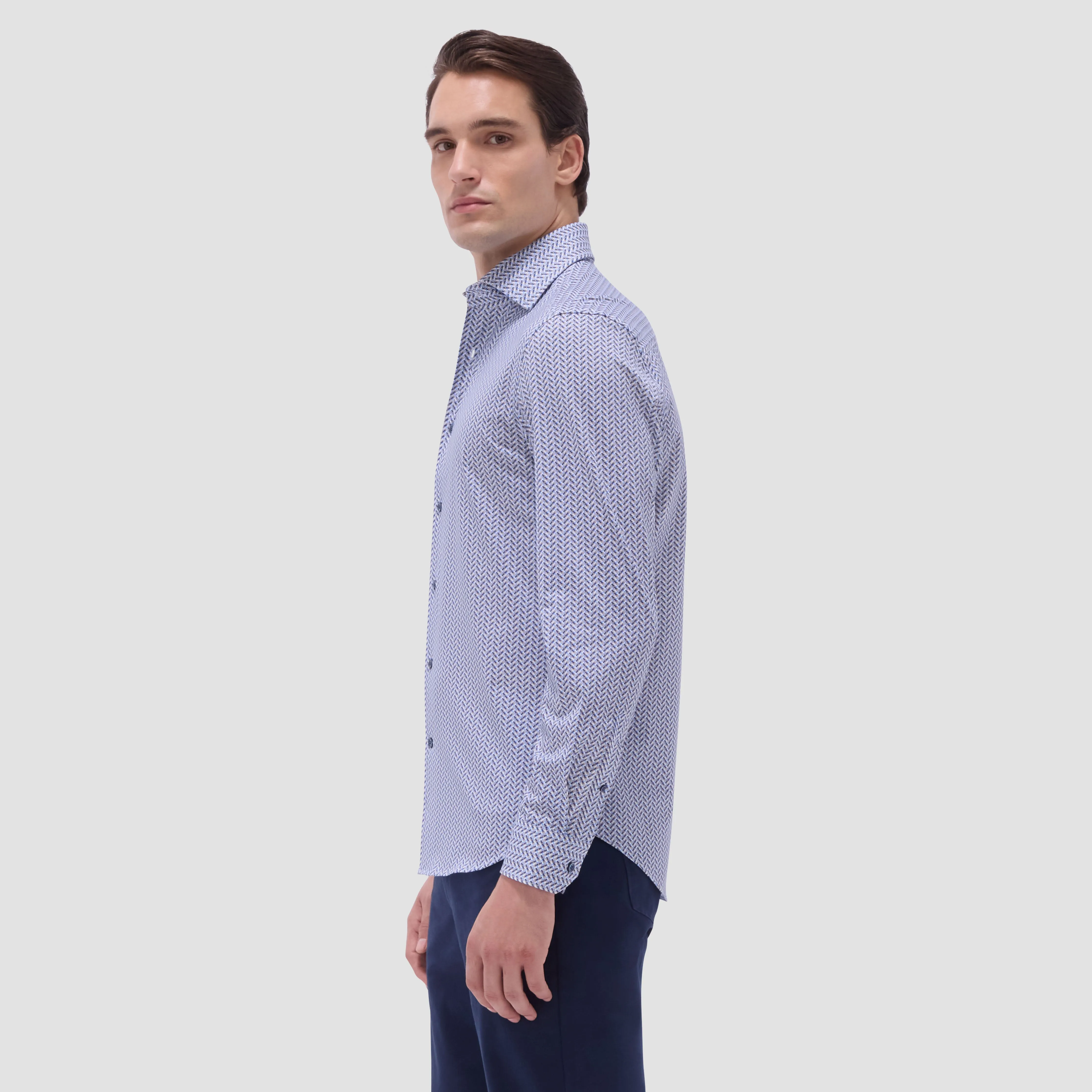 Devon Herringbone OoohCotton Shirt