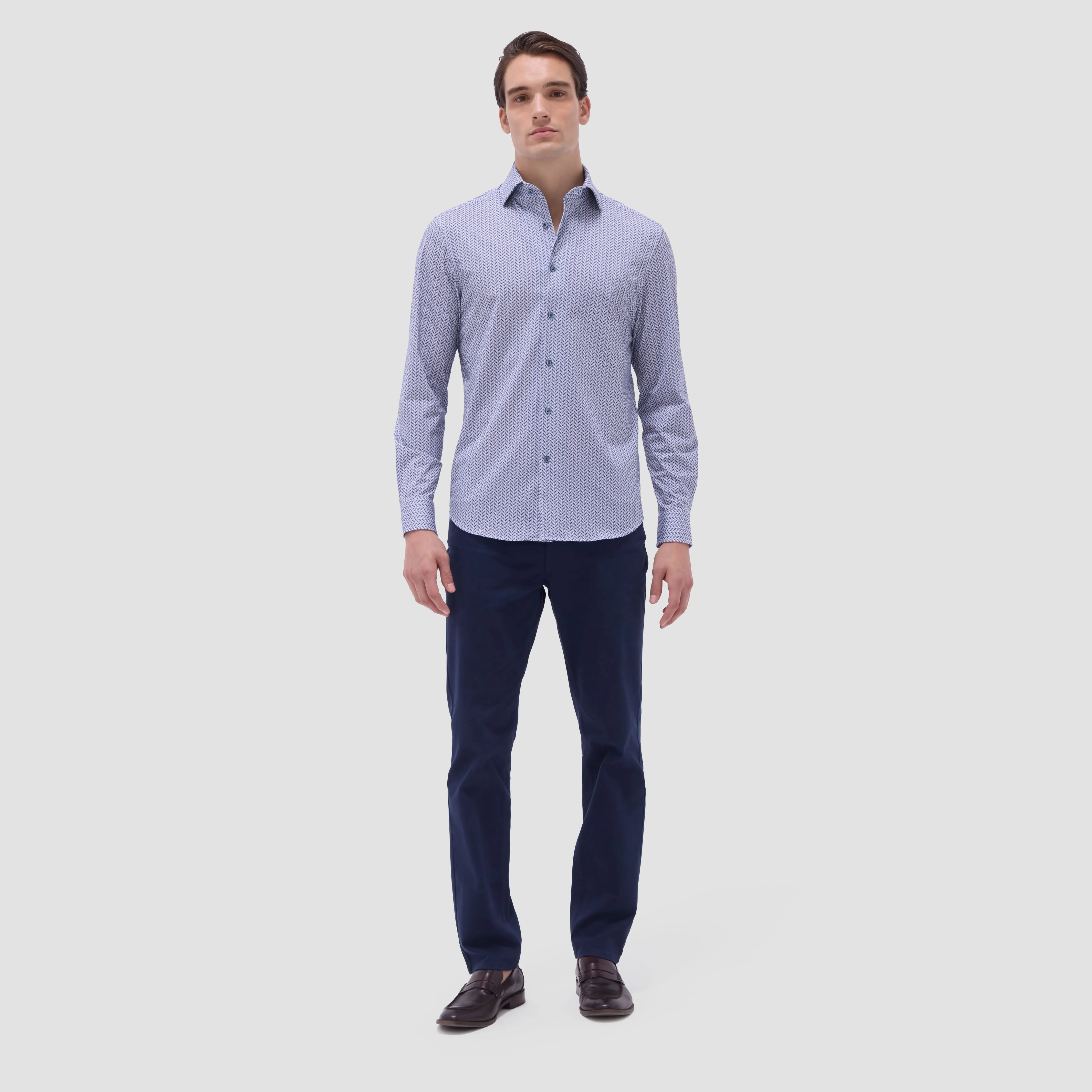 Devon Herringbone OoohCotton Shirt