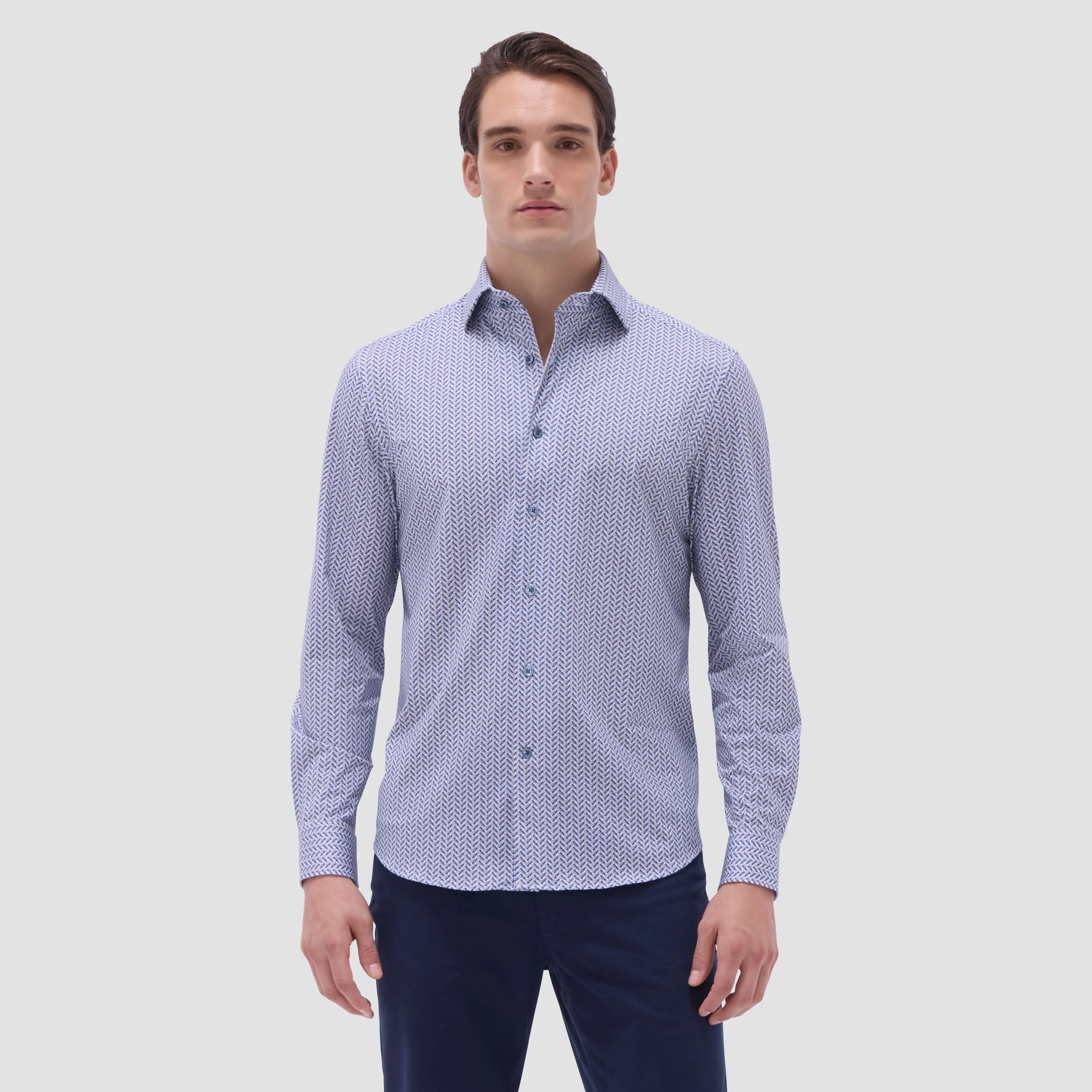 Devon Herringbone OoohCotton Shirt
