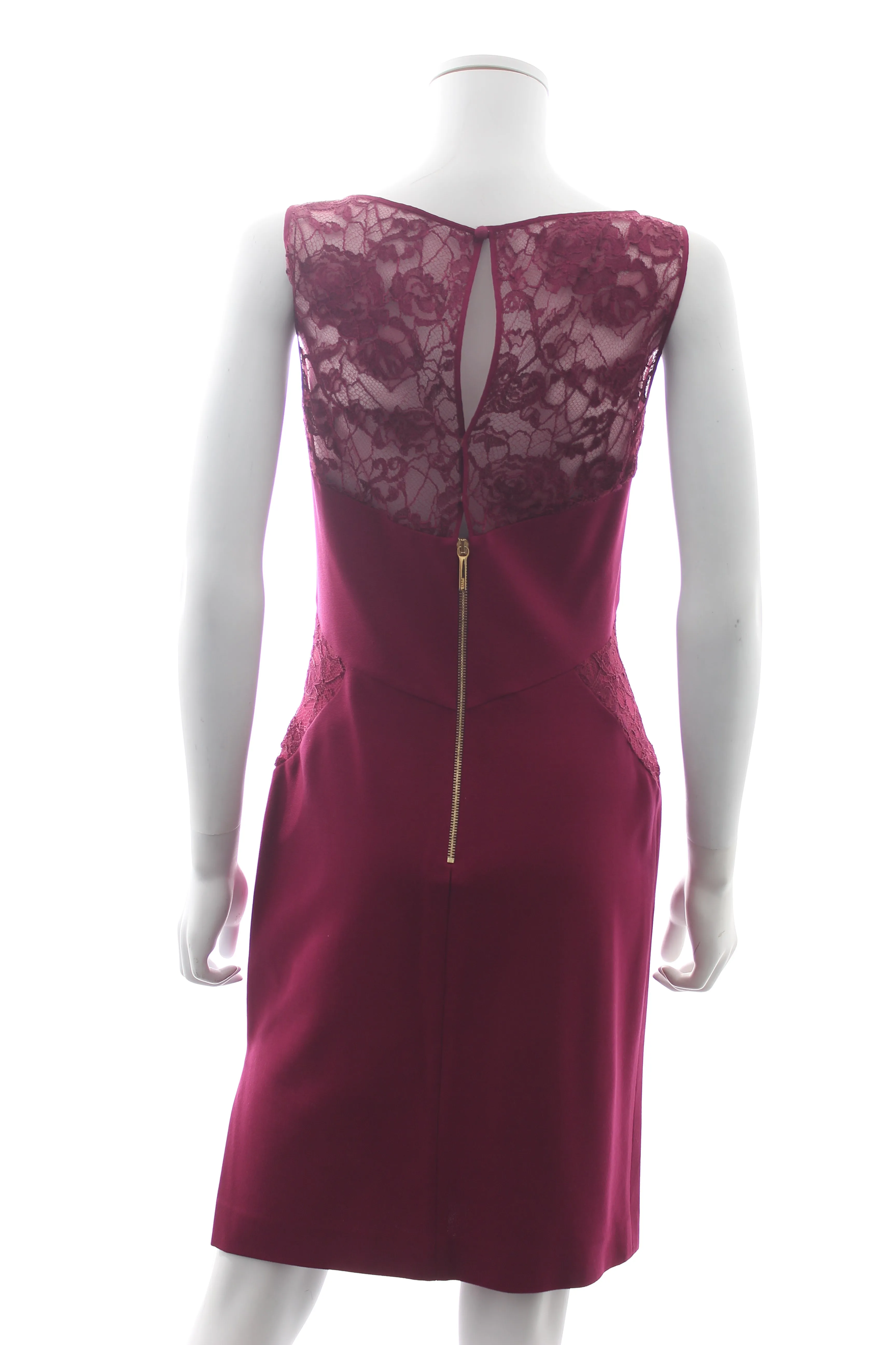 Emilio Pucci Lace-Panelled Stretch-Knit Dress