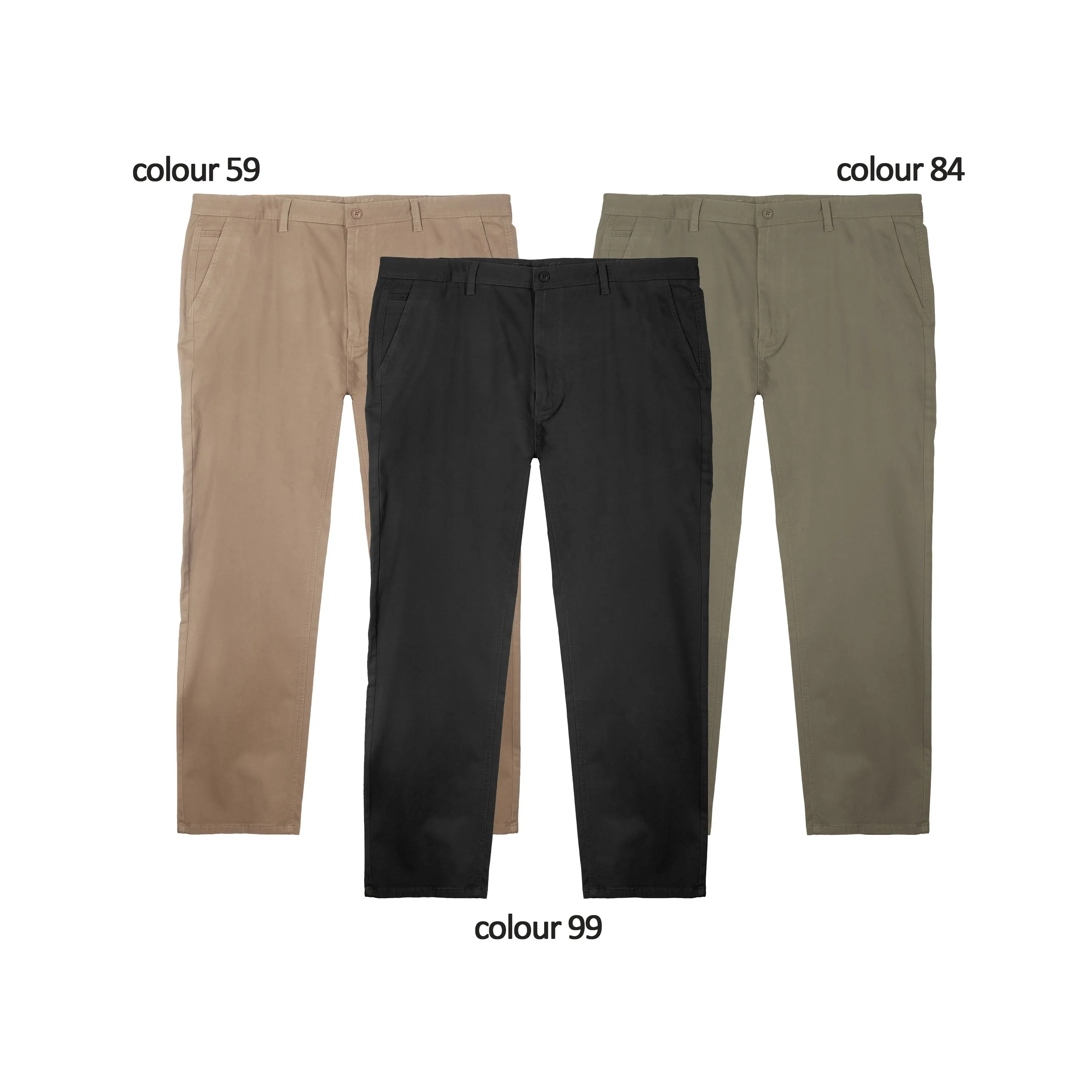 EXHAUST COTTON LONG PANTS [REGULAR FIT-PLUS SIZE] 1469