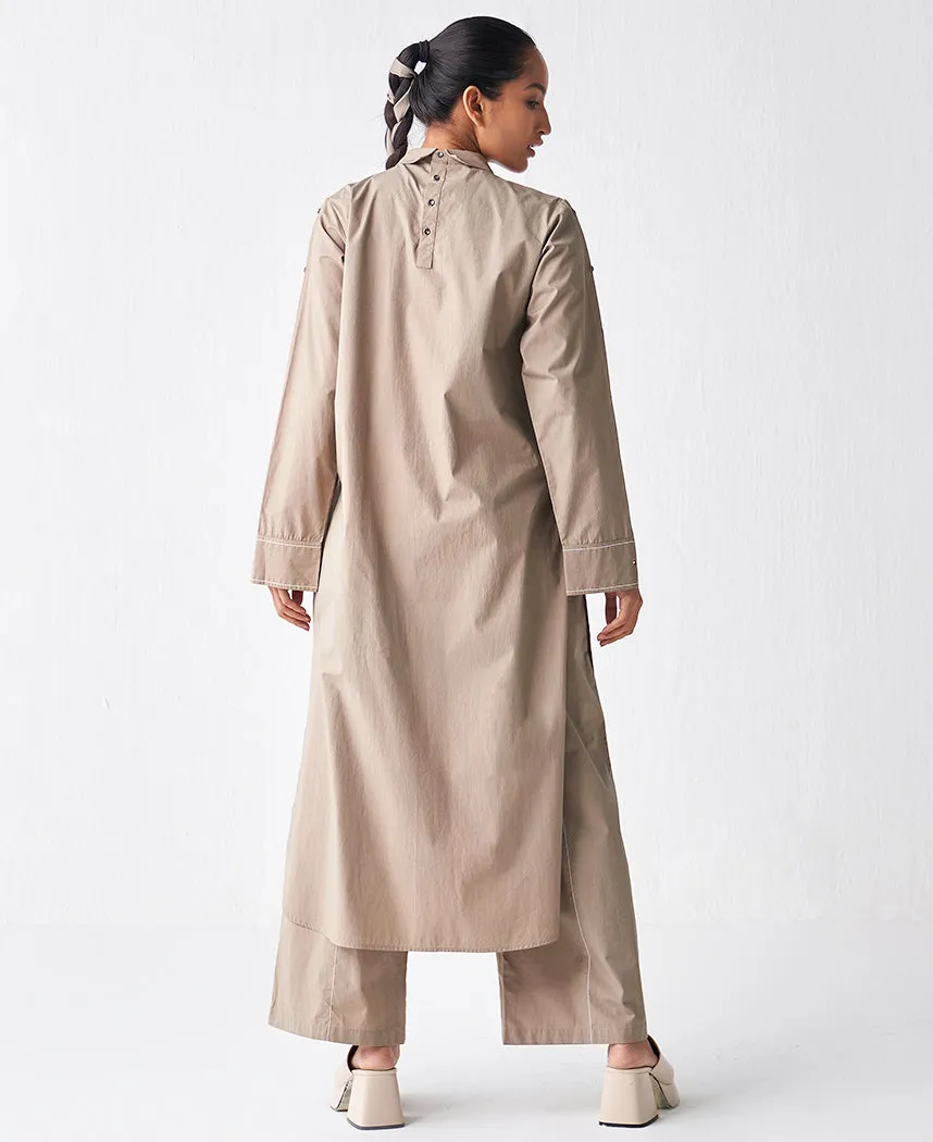 Extended Placket Tunic Set