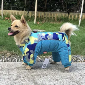 Four Legs Bodysuit Extra Warm Winter Coat