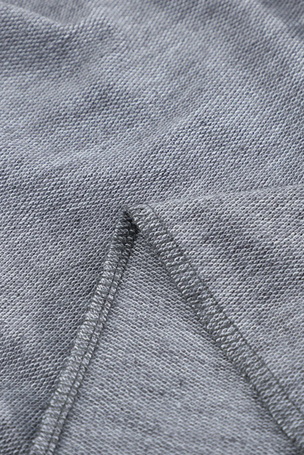 Gray Clover Print Pocket Drawstring Waist Men's Sweatpants