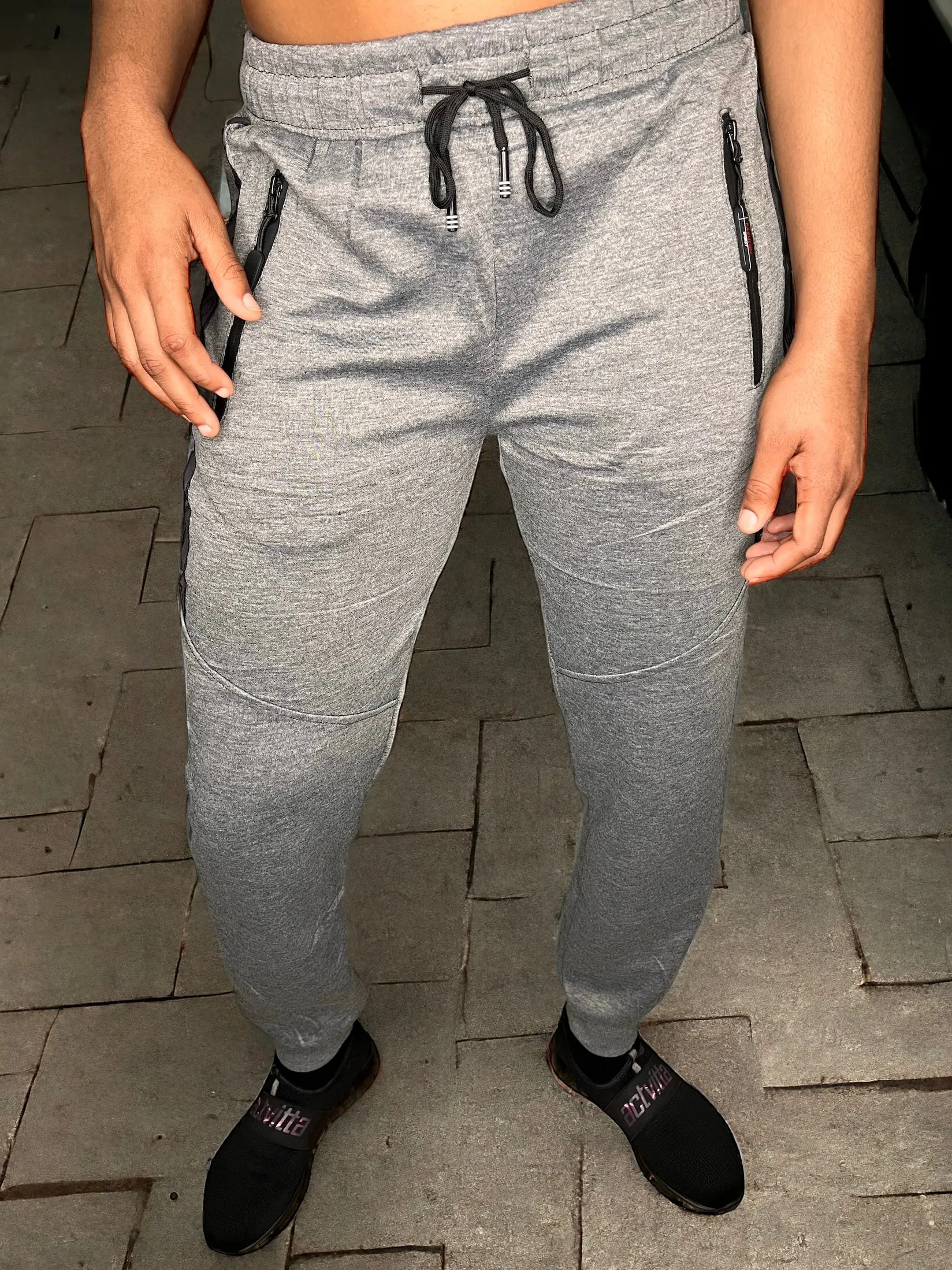 GYM SPORT Letter Graphic Drawstring Waist Sweatpants