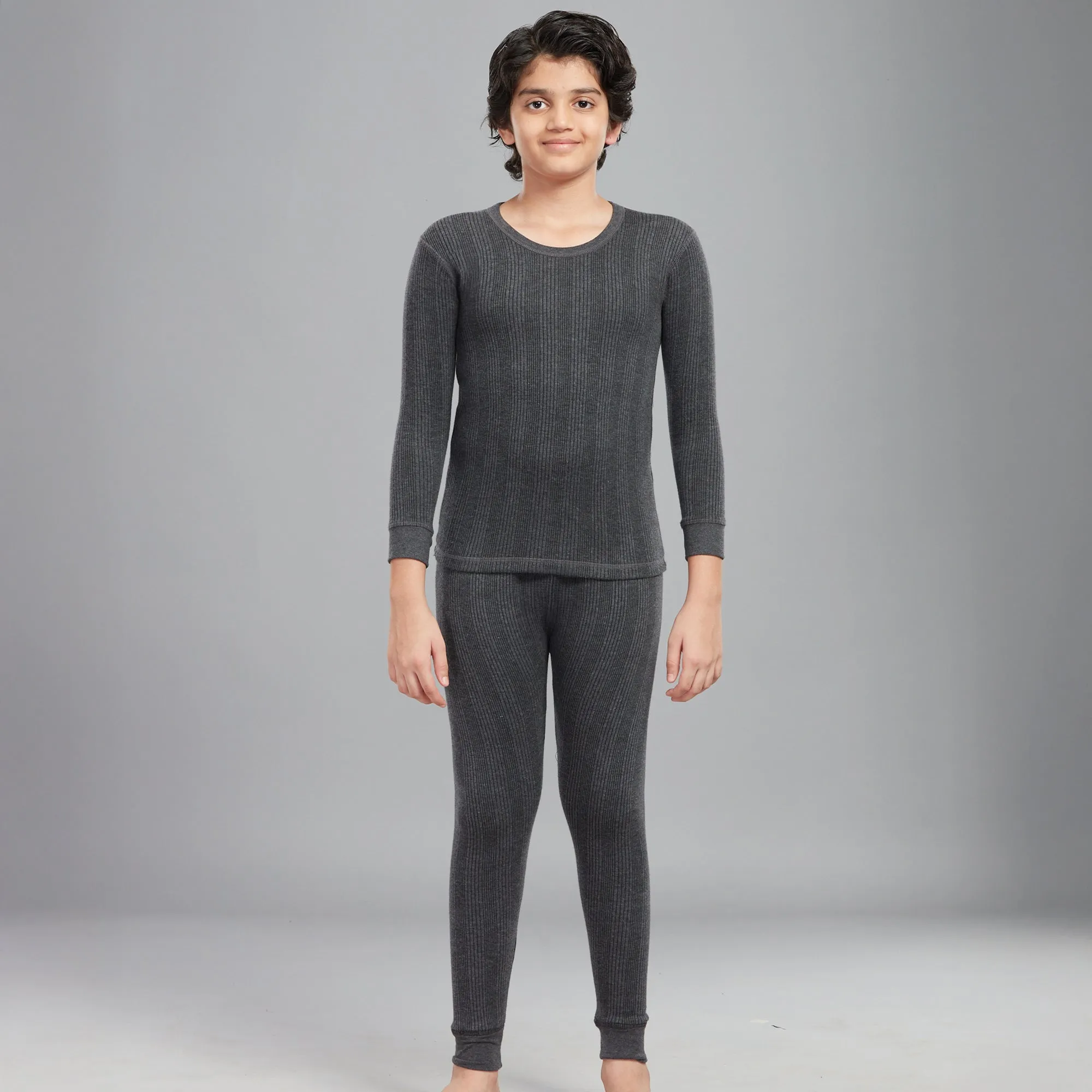 HINT KID'S THERMAL FLARE SMALL TROUSER CHARCOAL