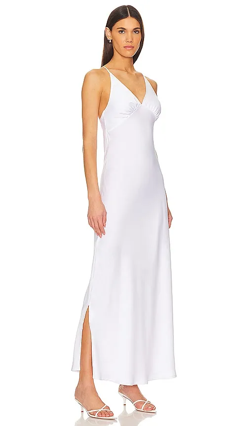 homebodii Houston Slip Dress in White