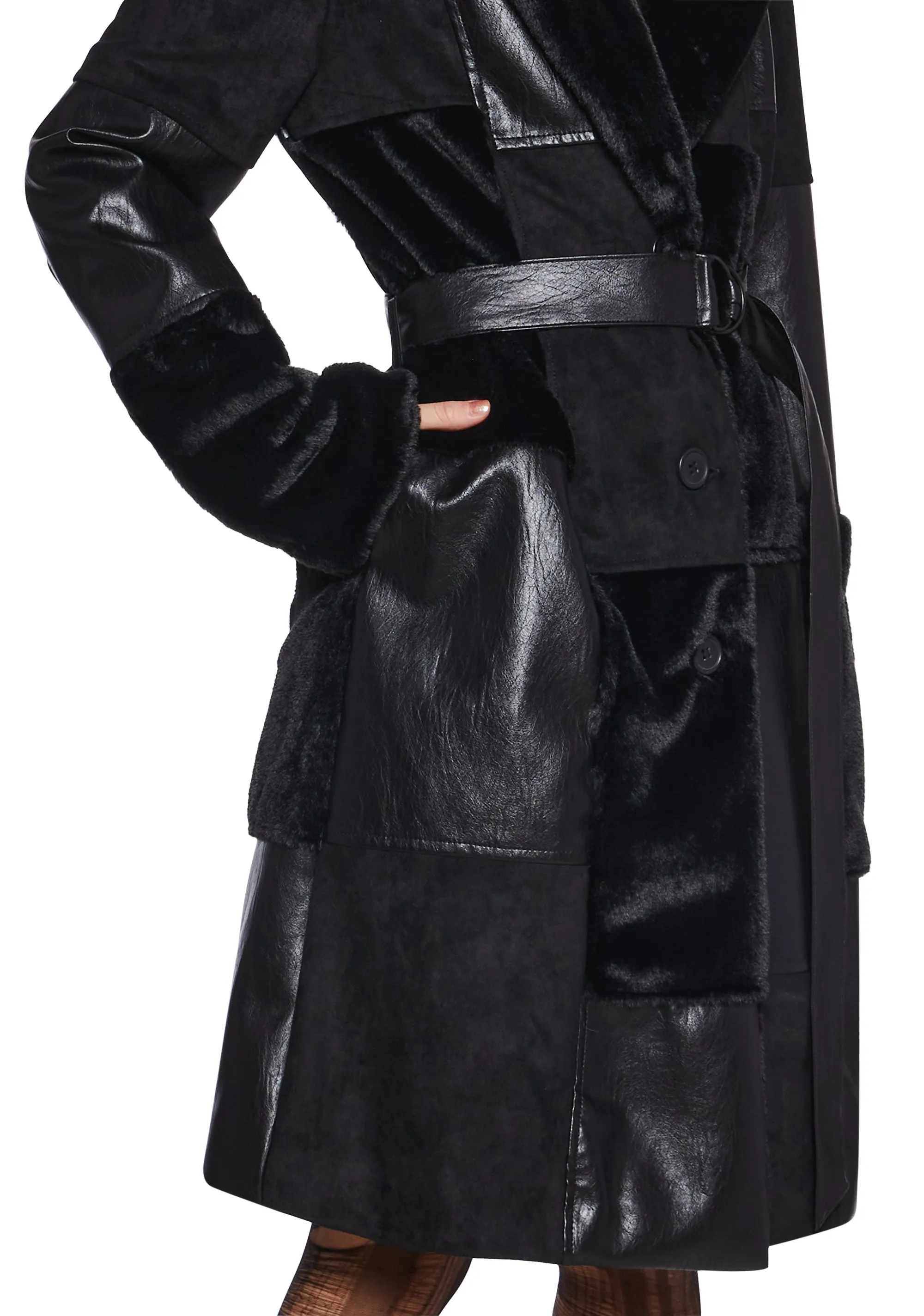 In The Twilight Faux Fur Coat