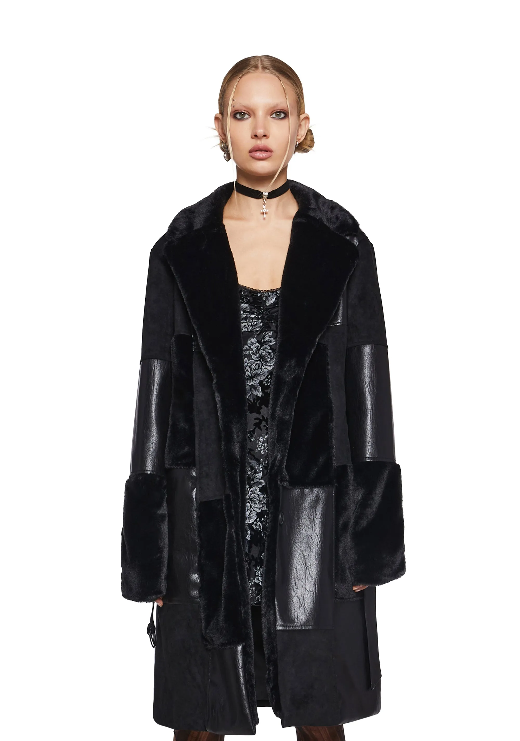 In The Twilight Faux Fur Coat