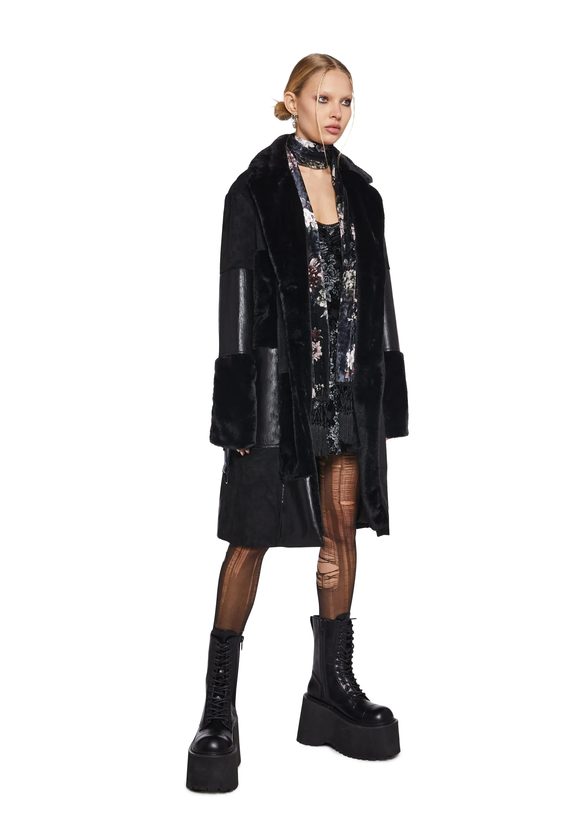 In The Twilight Faux Fur Coat