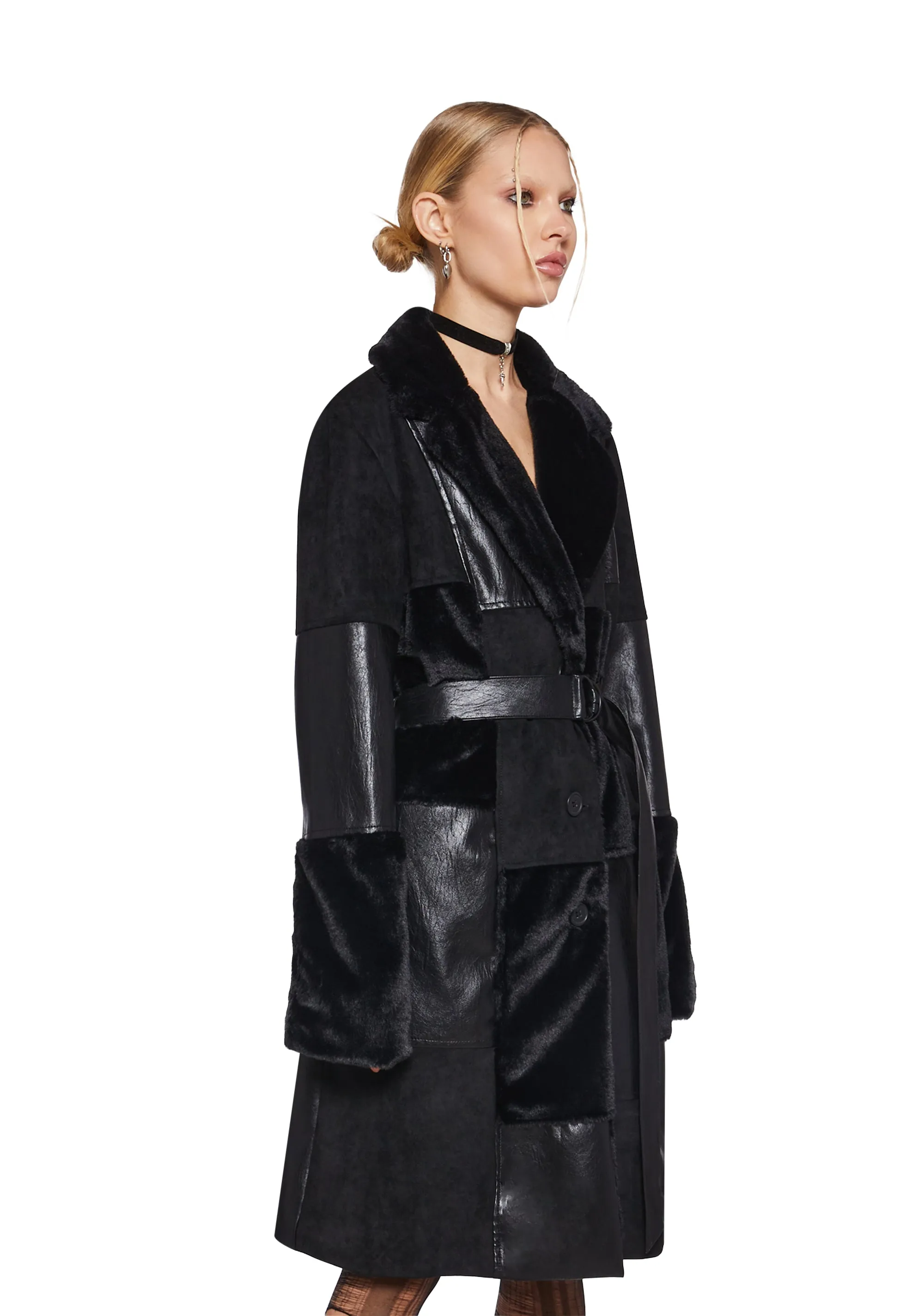 In The Twilight Faux Fur Coat