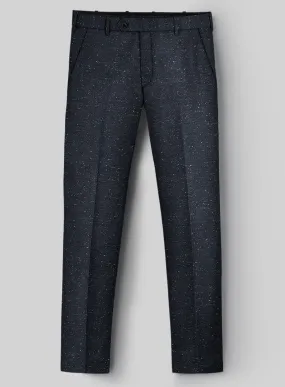 Italian Donegal Blue Wool Pants