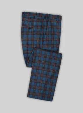 Italian Egor Checks Tweed Pants
