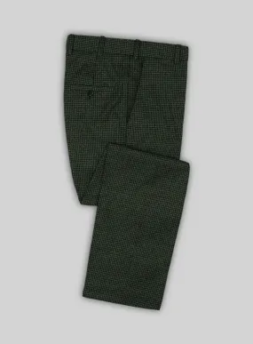 Italian Equiel Green Wool Pants