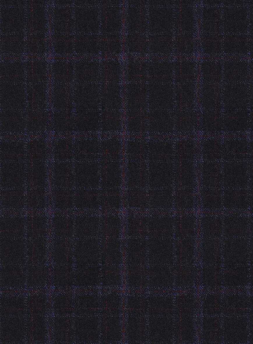 Italian Heliar Midnight Blue Wool Pants