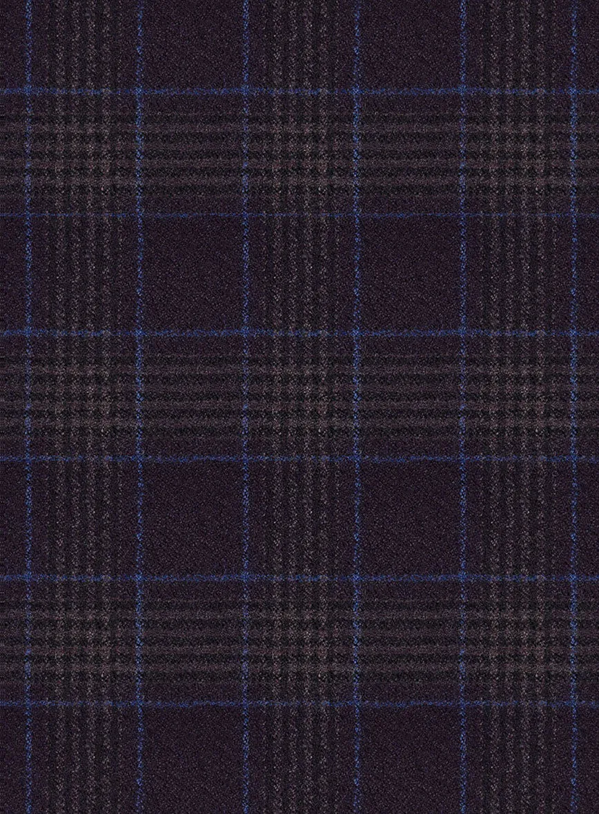 Italian Lark Purple Checks Flannel Pants
