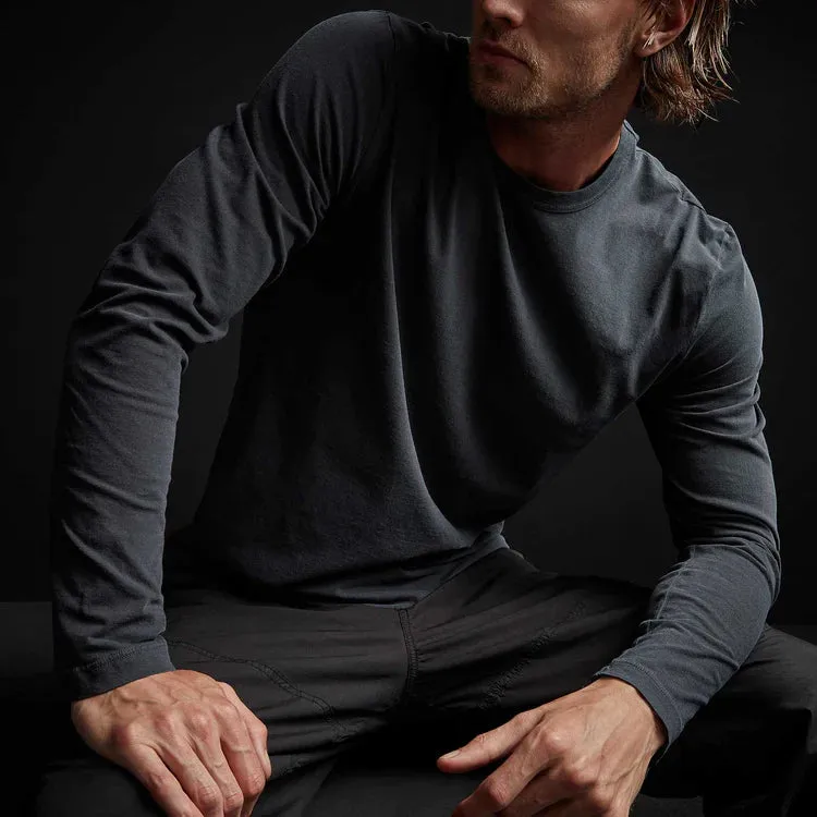 JAMES PERSE MENS LONG SLEEVE CREW TEE- 5 COLORS