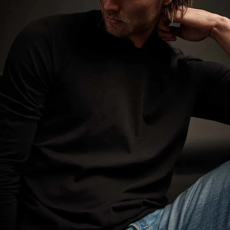 JAMES PERSE MENS LONG SLEEVE CREW TEE- 5 COLORS